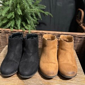 Cat & Jack Black and Tan Kids Boots
